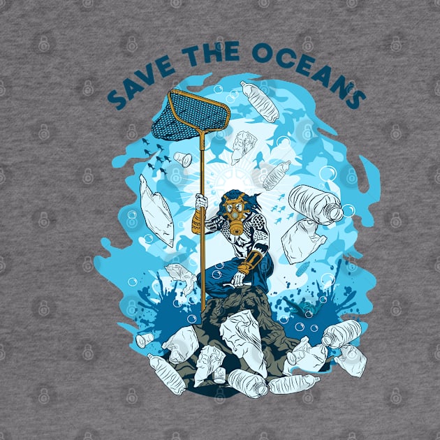 MAN SAVE THE OCEANS by beanbeardy